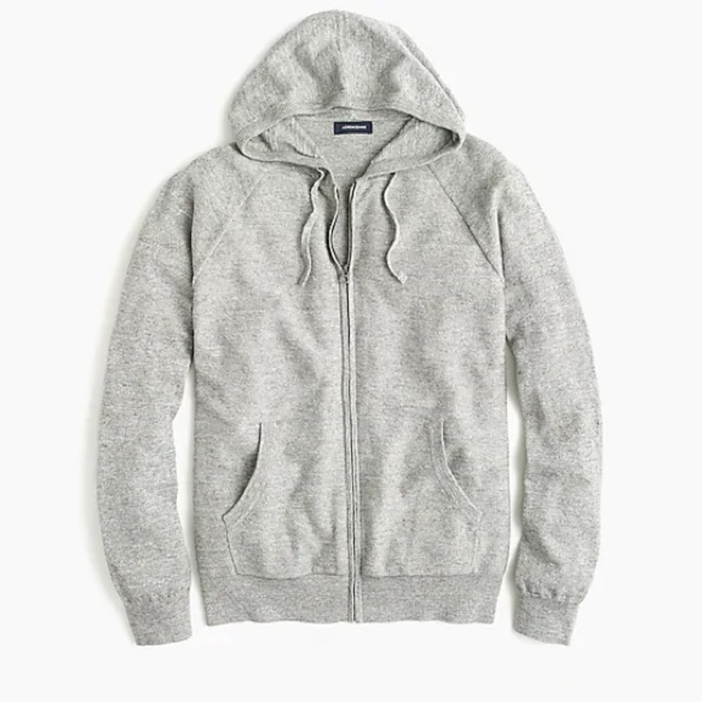Rugged cotton raglan-sleeved hoodie, NWT